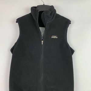PATAGONIA MENS FLYER FLEECE VEST BLACK SIZE XS & S